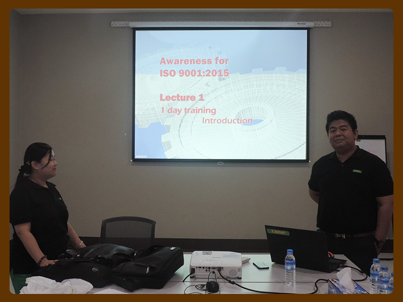 'ISO 9001:2015 Quality Management System Awareness Training 01