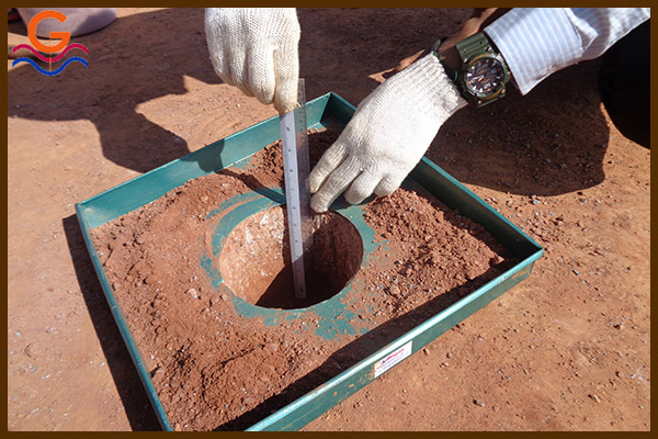 In-situ field density test 06