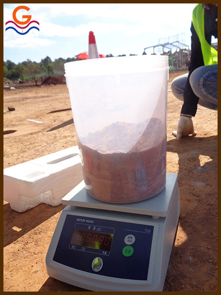 In-situ field density test 10