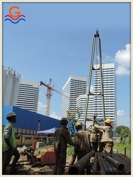 Soil boring and rock coring 05