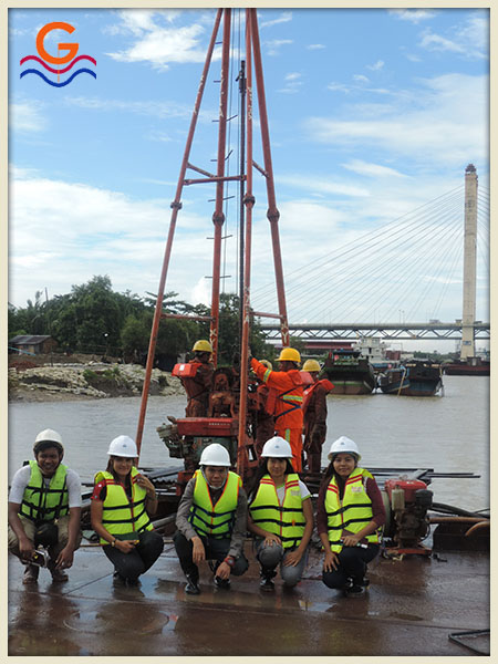 Soil boring and rock coring 06