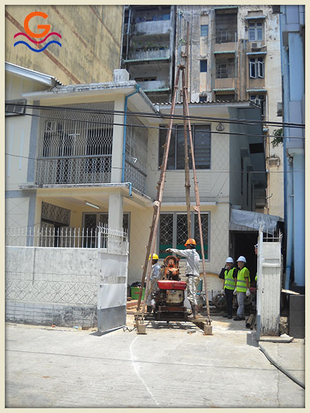 Soil boring and rock coring 07