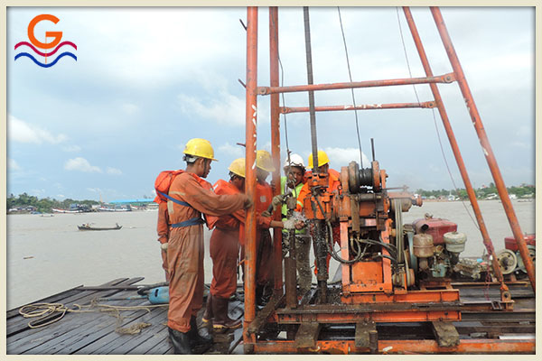 Soil boring and rock coring 18
